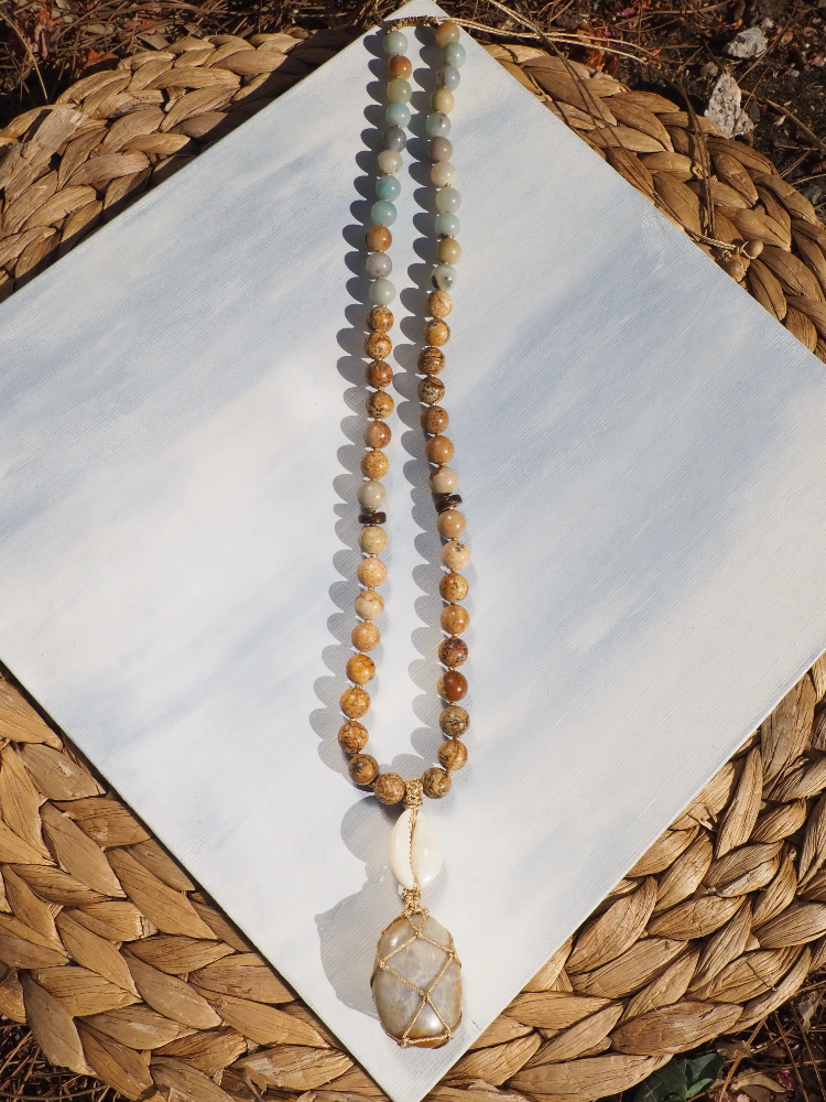 SHELL COLLECTION - Doğal Taşlı Meditasyon Tespihi
