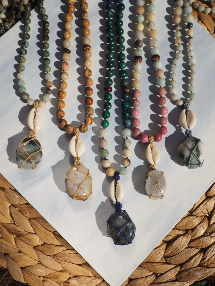 SHELL COLLECTION - Doğal Taşlı Meditasyon Tespihi