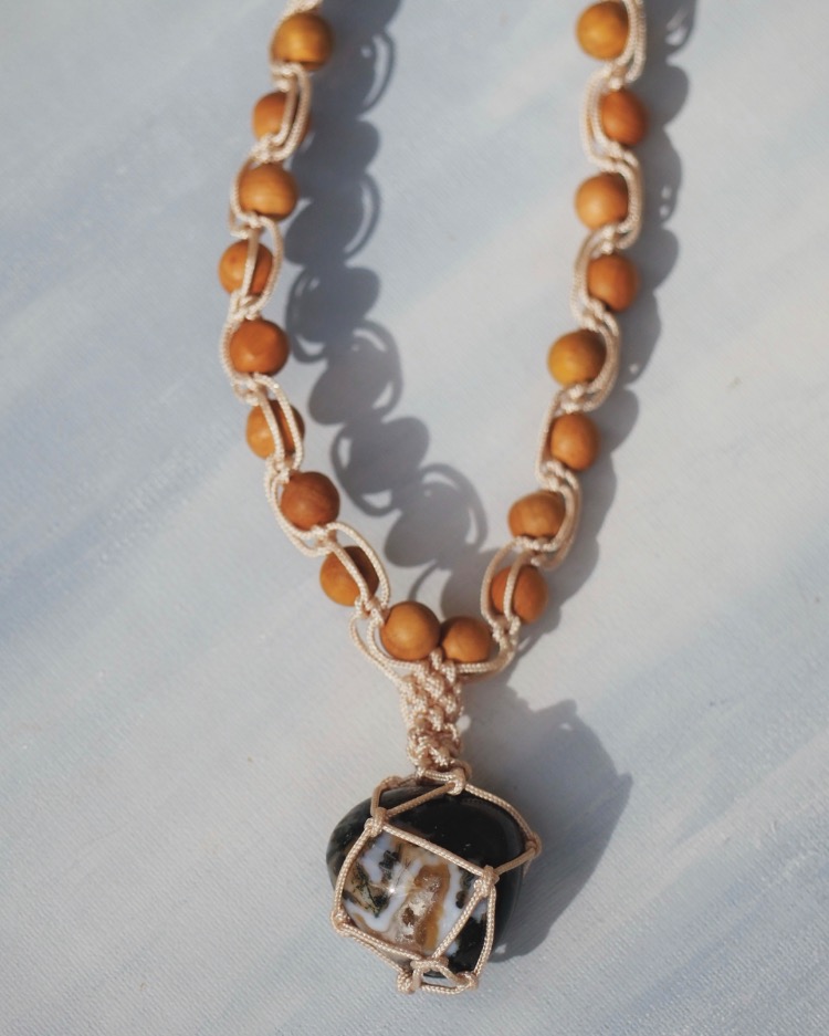 YOSUN CHOKER - Doğal Taşlı Kolye