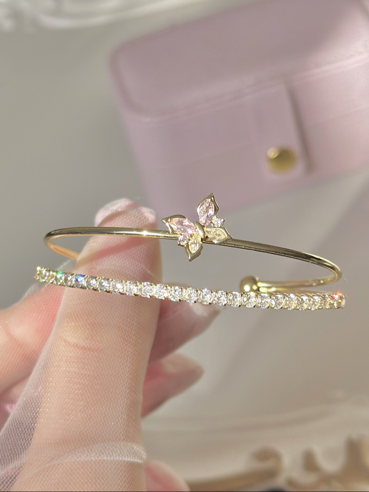 Blush Butterfly bileklik