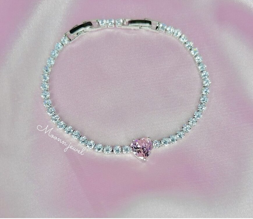 Pink diamond bileklik
