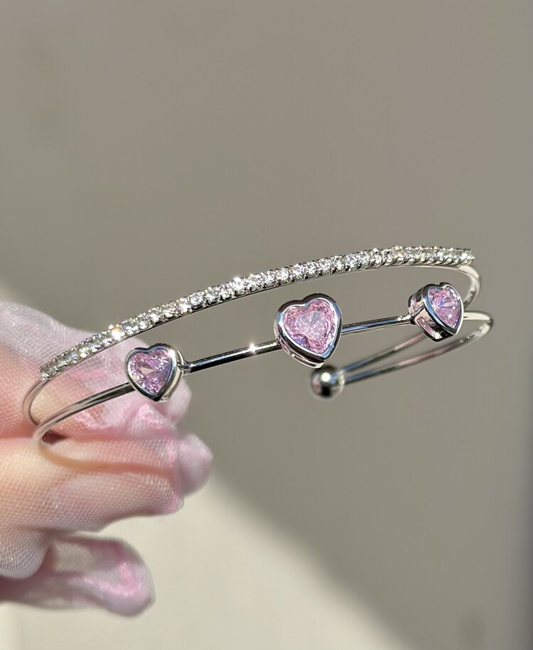 Triple heart bileklik