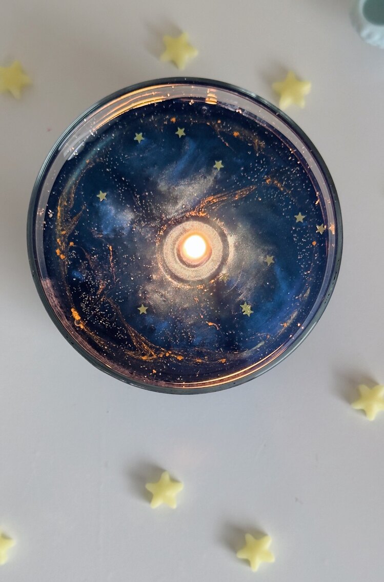 Starry Night Candle