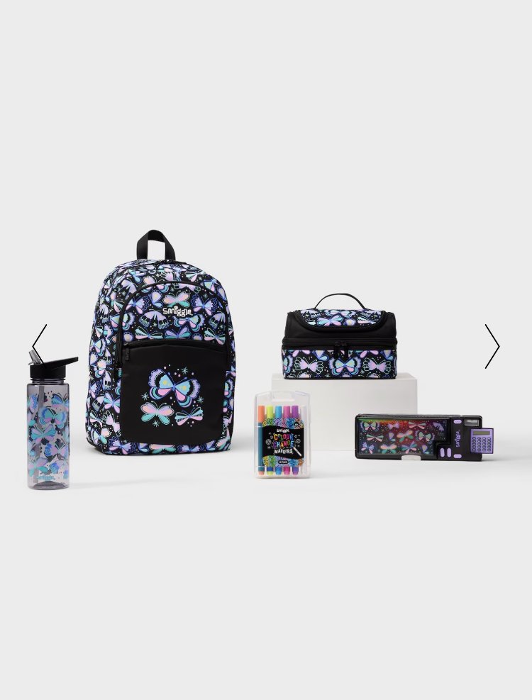 Smiggle Kız Çocuk Çantası Seti