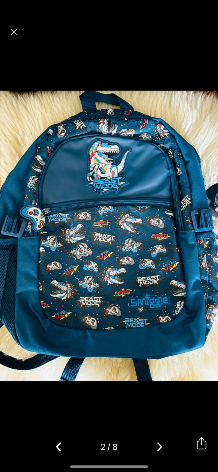 Smiggle Game Over Serisi Çanta Seti