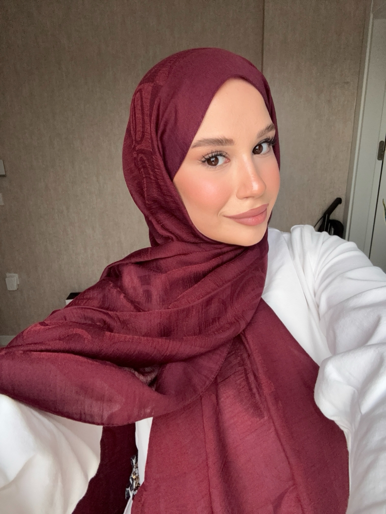 Özel Dokuma Şal (Bordo)