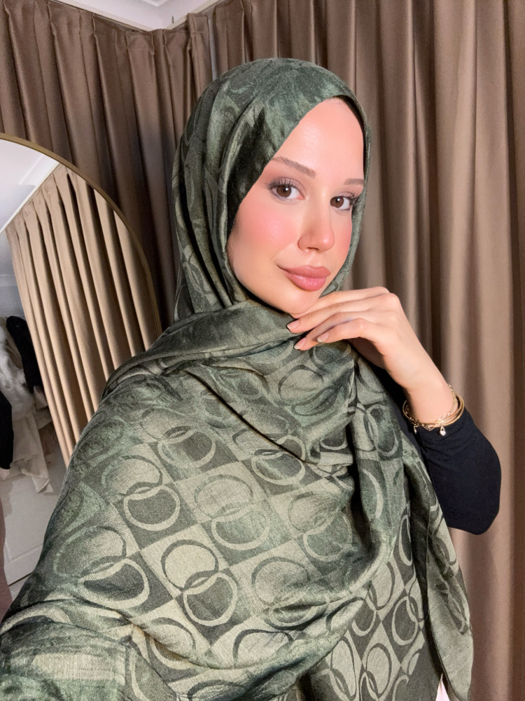 Dama Desen Naiaa Pamuk Şal