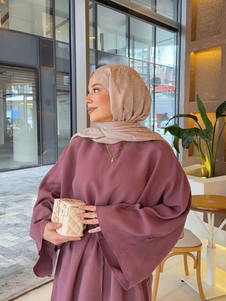 Dama Desen Naiaa Pamuk Şal (bej)
