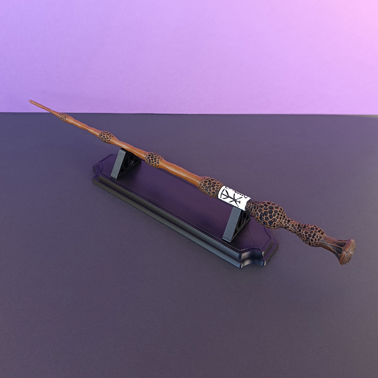Mürver Asa 38 cm, Özel Standlı Gerçekçi Koleksiyon Asası, Albus Dumbledore Asası