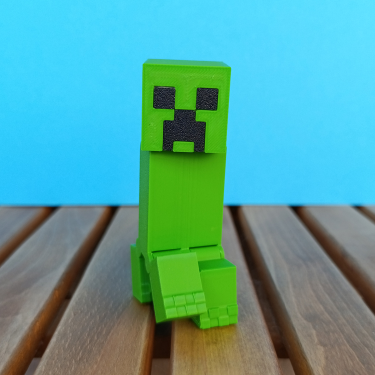 Minecraft Creeper Hareketli Figür 10 cm Koleksiyonluk Oyuncak