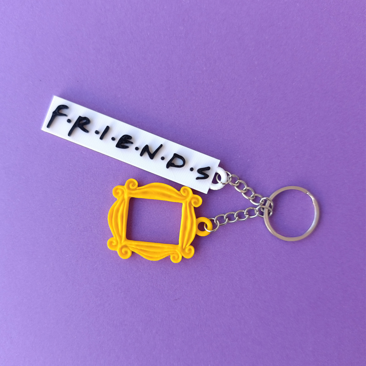 Friends Dizisi Anahtarlık Seti, Monica’nın Kapı Çerçevesi + Friends Logo