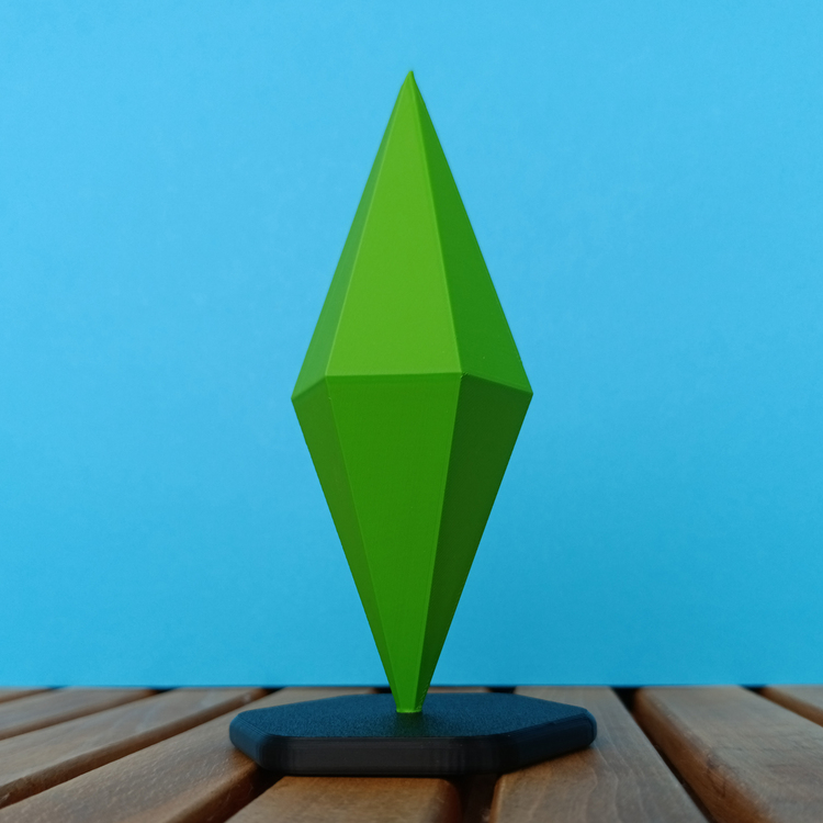The Sims Plumbob Figürü - Yeşil Ruh Hali İkonu – Dekoratif ve Koleksiyonluk Sims Figür