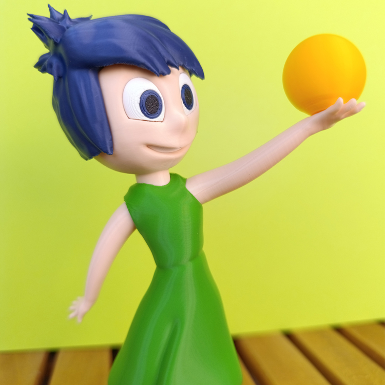 Inside Out (Ters Yüz) Neşe Karakteri Figürü – 20 cm Koleksiyonluk ve Hediyelik Figür