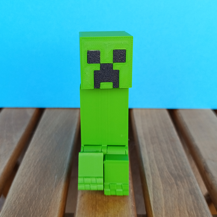 Minecraft Creeper Hareketli Figür 10 cm Koleksiyonluk Oyuncak