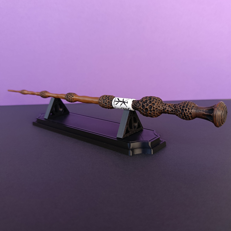 Mürver Asa 38 cm, Özel Standlı Gerçekçi Koleksiyon Asası, Albus Dumbledore Asası