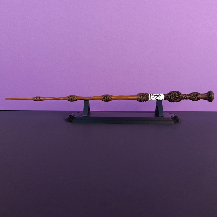 Mürver Asa 38 cm, Özel Standlı Gerçekçi Koleksiyon Asası, Albus Dumbledore Asası