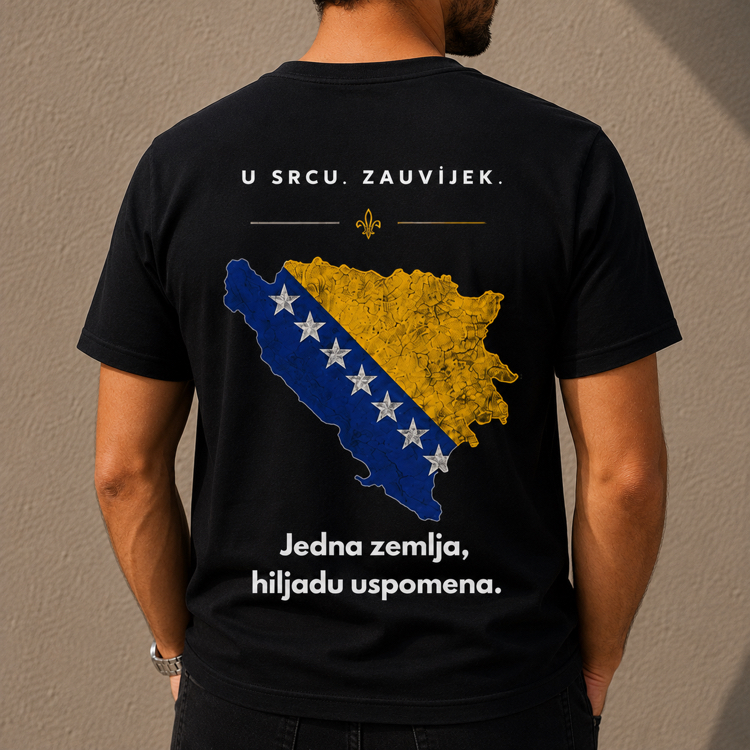 Bosna Özel Tasarım T-Shirt Erkek