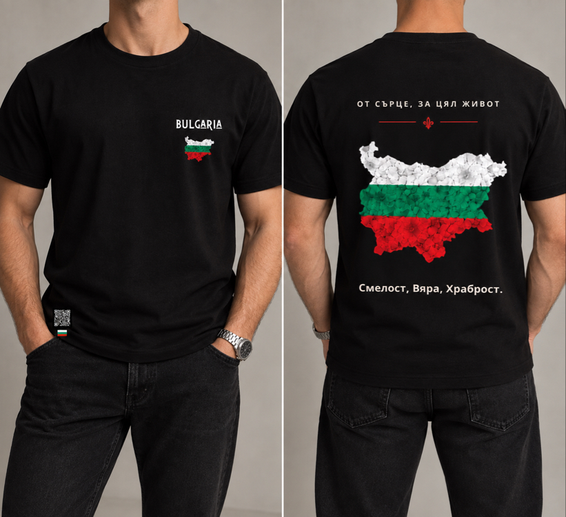 Bulgaria Özel Tasarım Premium T-Shirt