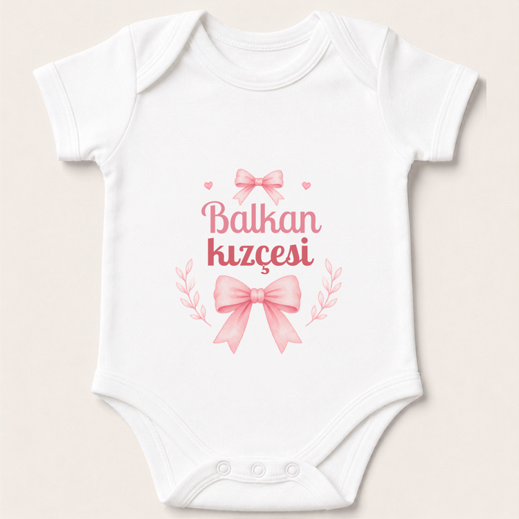 Balkan Kızçesi Kurdele Bebek Zıbın-Body