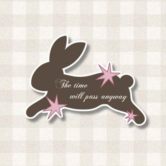 the time will pass anyway sticker