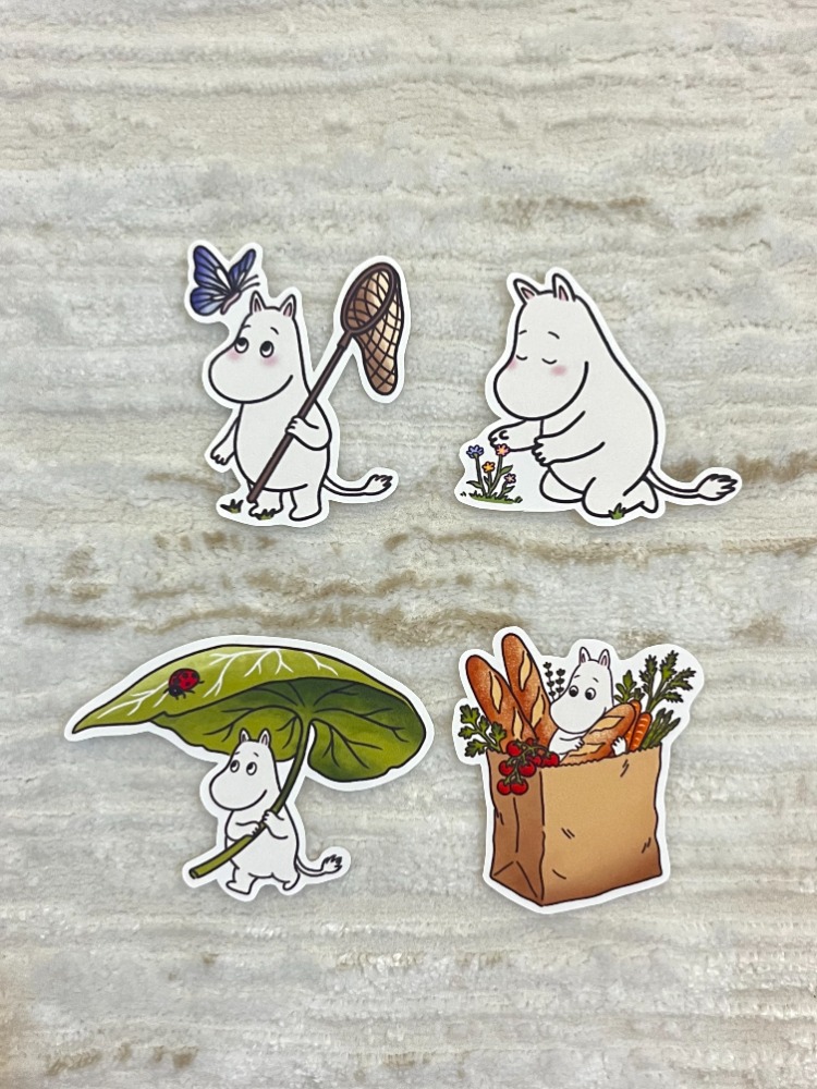 moomin's summer sticker pack