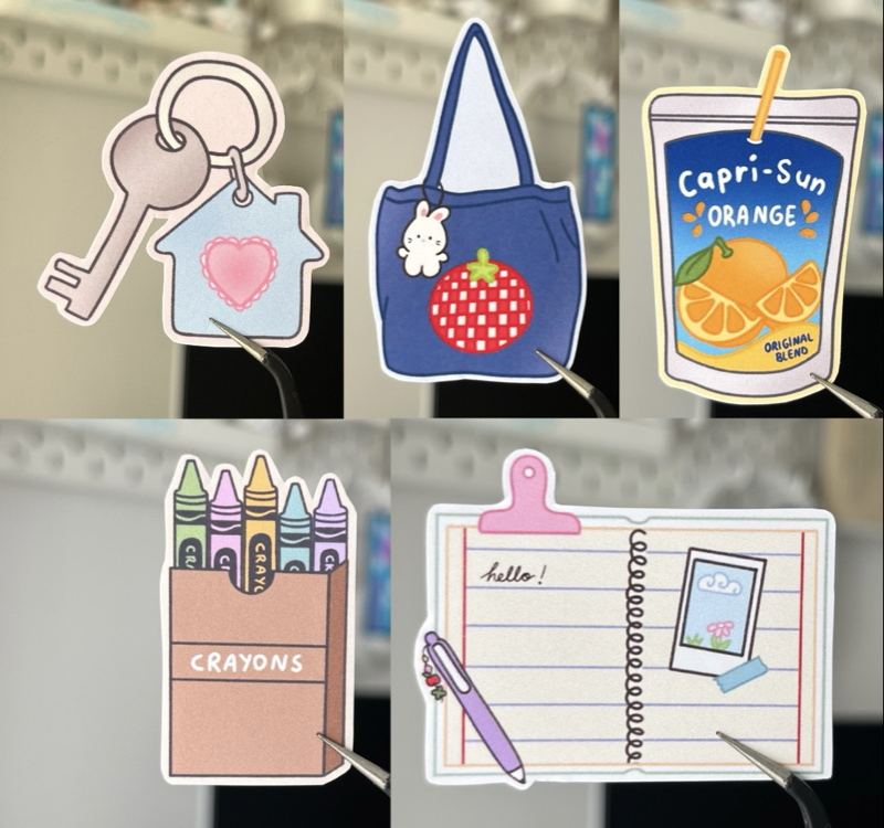 back to school sticker pack