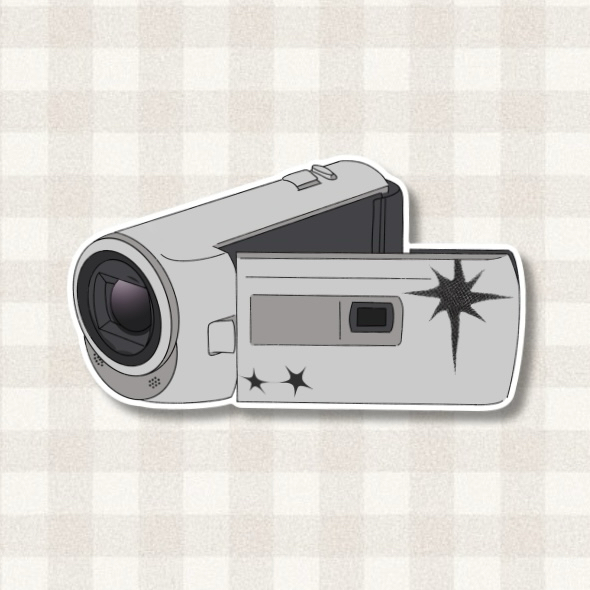 kamera sticker