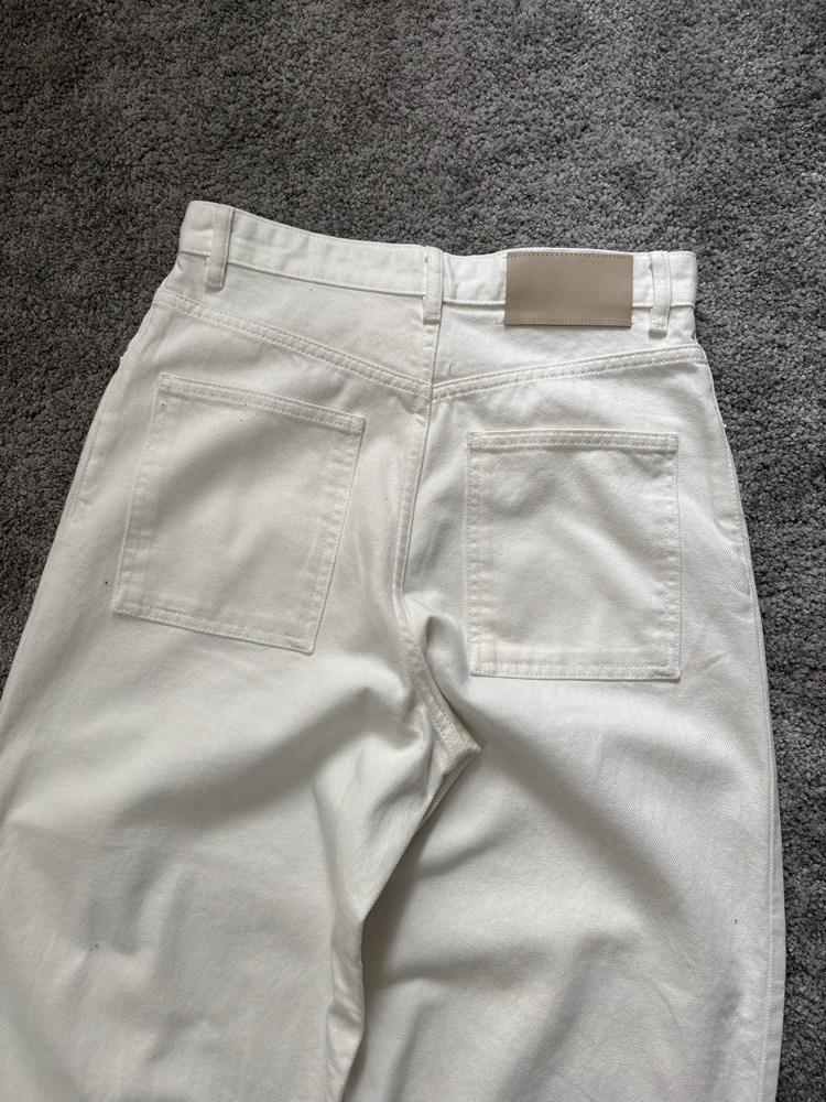 BEYAZ BAGGY JEANS