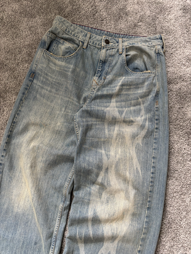 BDG JEANS AÇIK MAVİ BASKILI PANTOLON