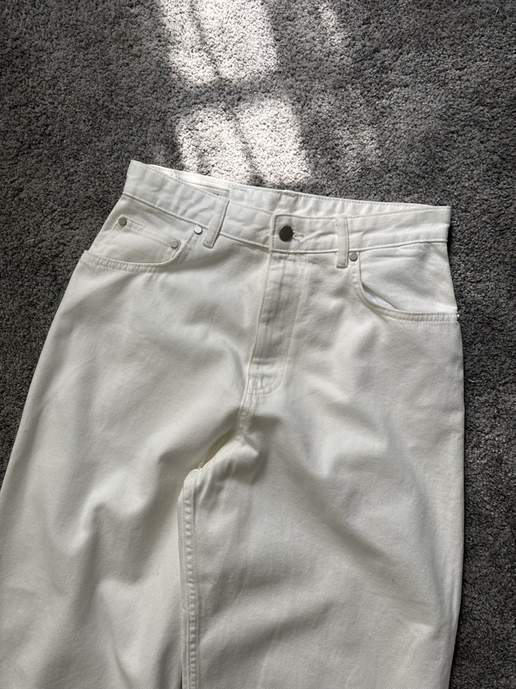 BEYAZ BAGGY JEANS