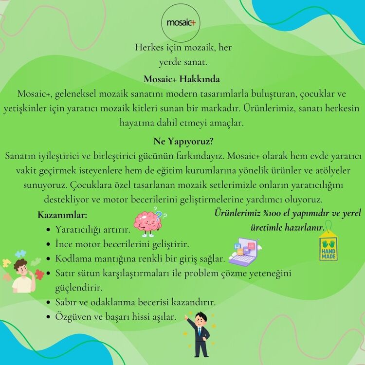 ROKET-2 Çocuklar İçin Piksel Mozaik Kiti