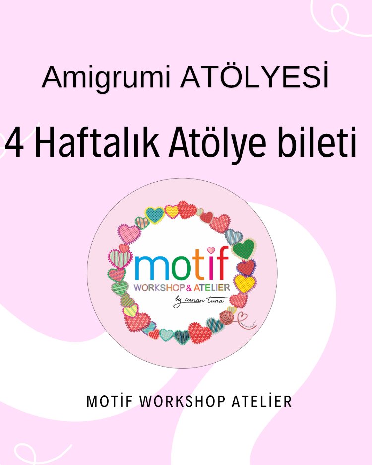 Motif Amigurumi  4 haftalık avantajlı paket