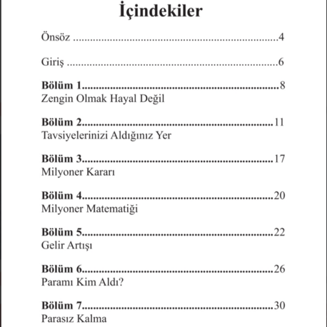 milyoner kitapçığı PDF E-Kitap