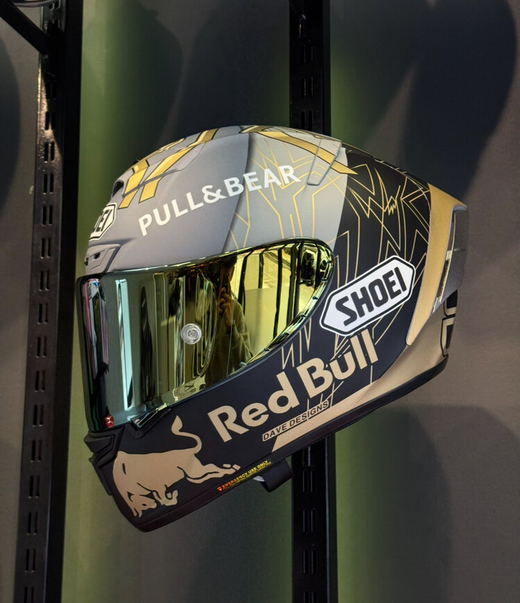 SHOEİ X13 GOLD REDBULL