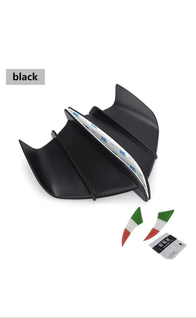 Motosiklet Yan kanat Winglet Universal