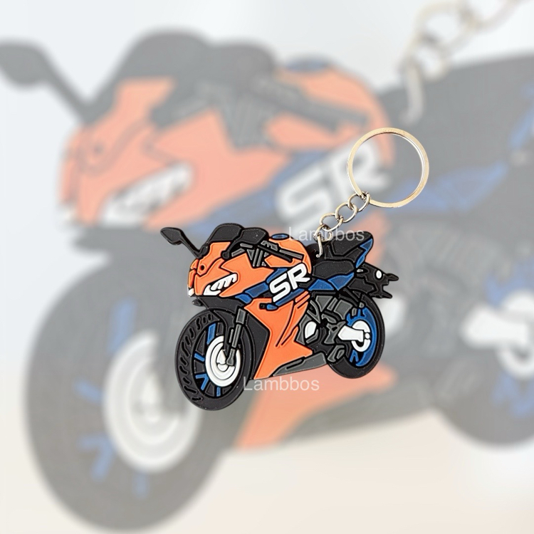 Cfmoto 250sr turuncu mavi Anahtarlık