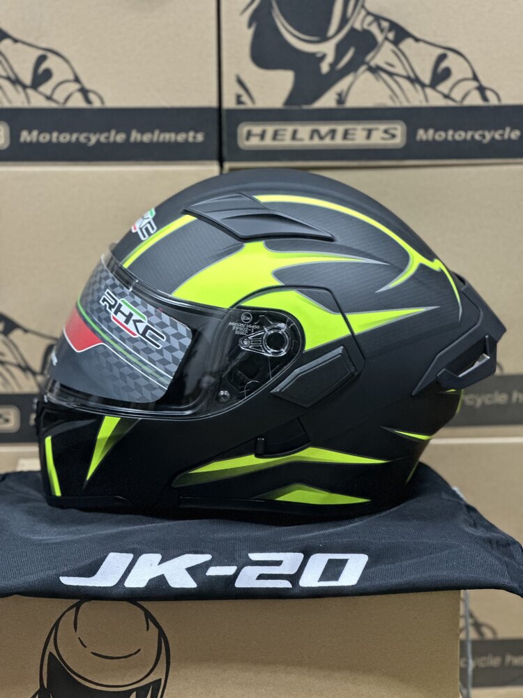 ÇELİK MEKANİZMALI ÇENE AÇILIR KASK / KC 902 / XL BEDEN