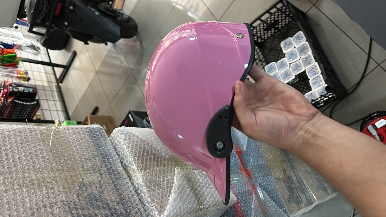 Pembe Şapka tipi kask standart beden