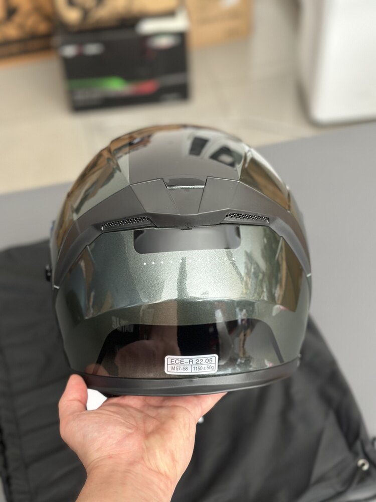 YARIM KASK (HAKİ) GÜNEŞ GÖZLÜKLÜ VE İNTERKOM UYUMLU / MOTOKASKK