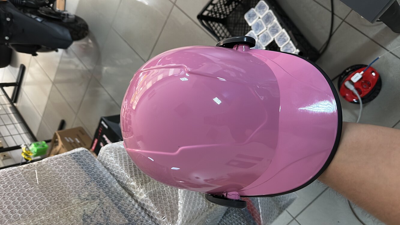 Pembe Şapka tipi kask standart beden