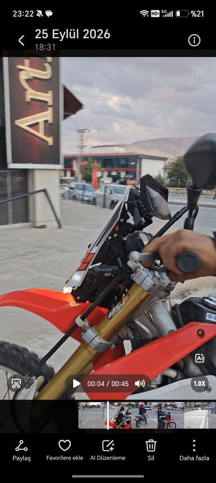 HONDA CRF 250 L RALLY TOWER