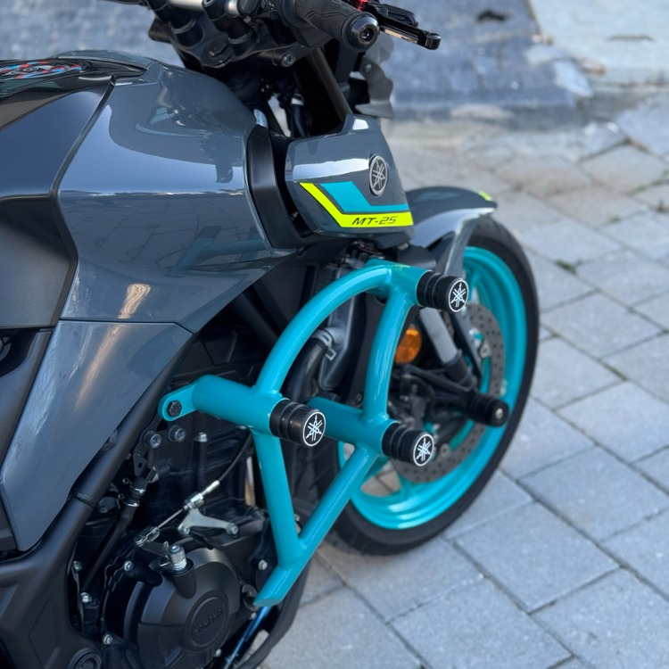 Yamaha MT-25 6’lı Ön Koruma Demiri Turkuaz