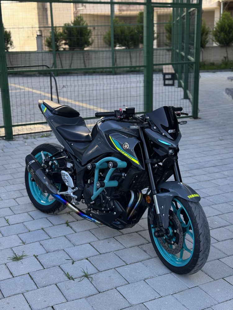 Yamaha MT-25 6’lı Ön Koruma Demiri Turkuaz