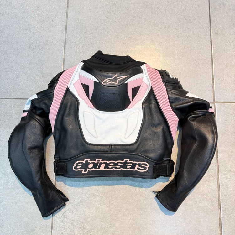 Alpinestars pembe motorcu ceketi