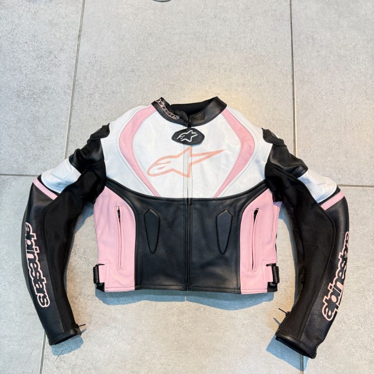 Alpinestars pembe motorcu ceketi