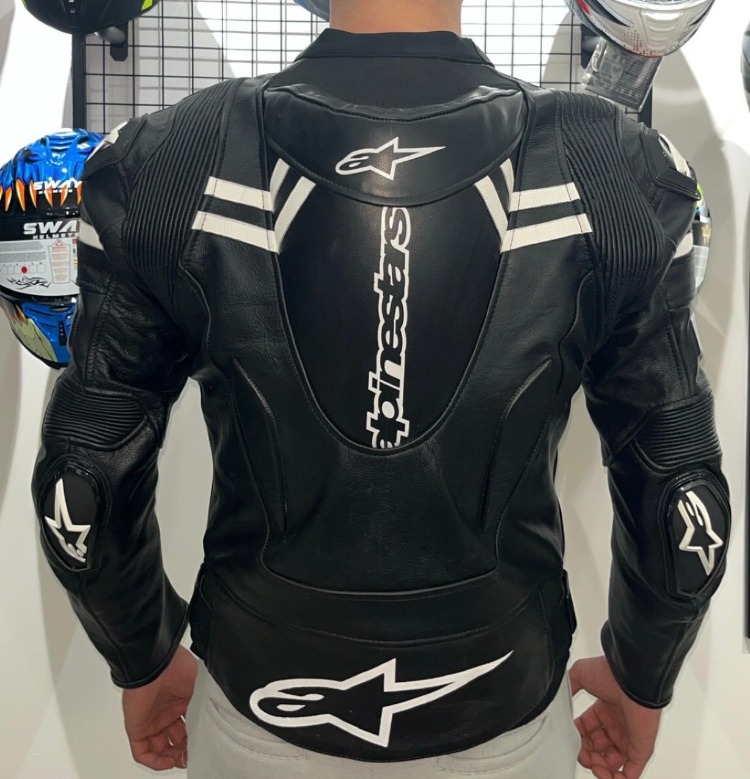 Alpinestars Siyah 4 Mevsim Deri Mont
