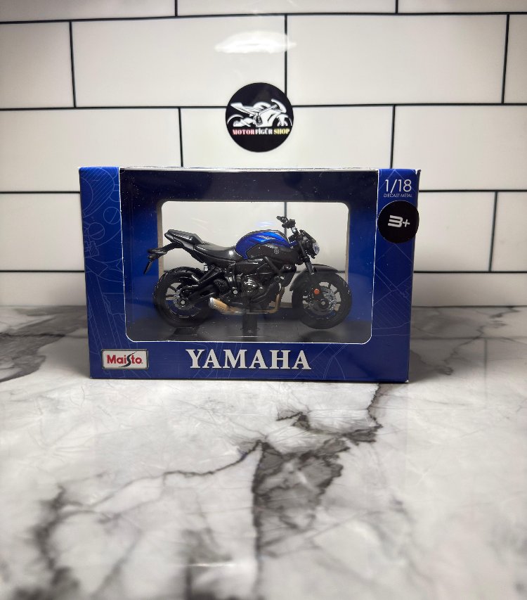 Maisto 1:18 Yamaha MT-07 Motosiklet Figürü (KUTULU)