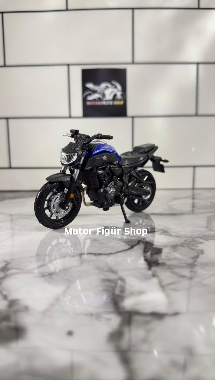 Maisto 1:18 Yamaha MT-07 Motosiklet Figürü (KUTULU)