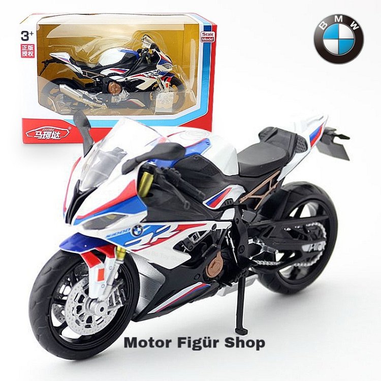 1:12 BMW S1000RR Motosiklet figürü (KUTULU)