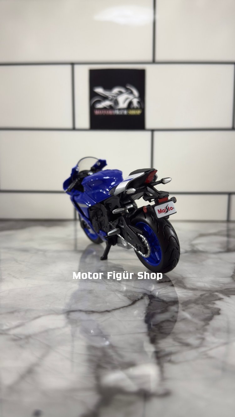 Maisto 1:18 Yamaha YZF R1 2021 Model Motosiklet figürü (KUTULU)